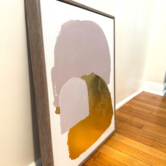 Threshold Framed Hand Foil Embossed Canvas– Boho Chic Wall Art - Picture 4 of 7